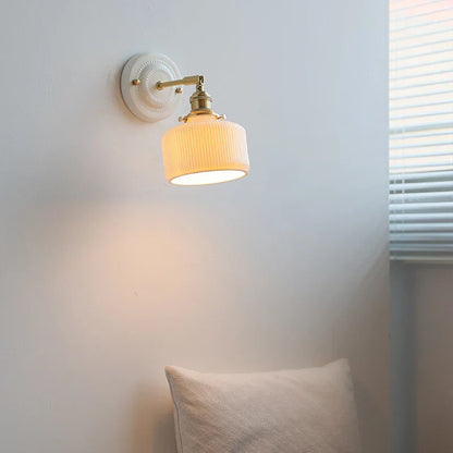 DecorBites™ Ceramic LED Wall Lamp Bedroom Kitchen Bathroom Mirror Bedside Stair Light