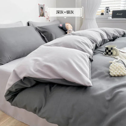 Decobites Comfort King Size Bedding Set: Soft Duvet Cover & Pillowcases, Affordable & Durable