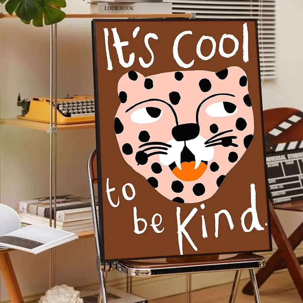 DecorBites™ Animal Print Rainbow Movie Posters for Wall Decor