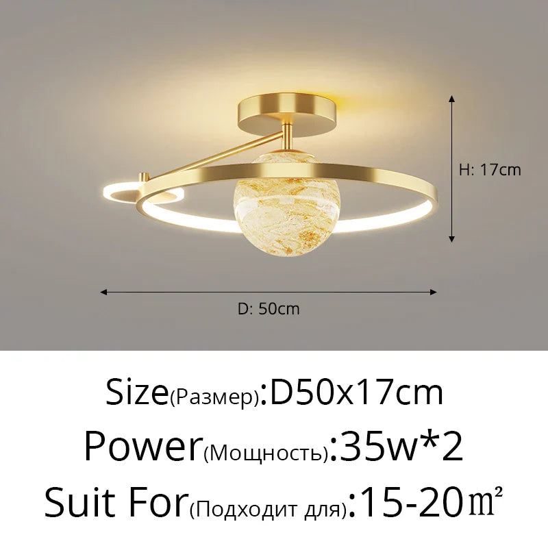 DecorBites™ Blue Star LED Pendant Light for Home Decor