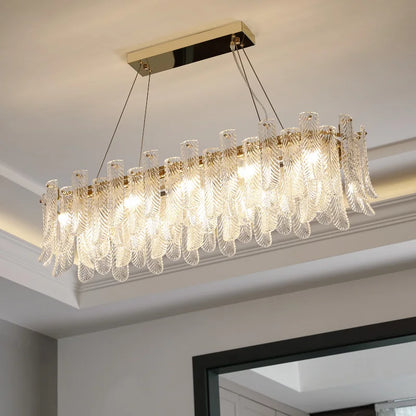 DecorBites™ Crystal LED Ceiling Lamp for Modern Living Room with Warm Light and Eye Protection