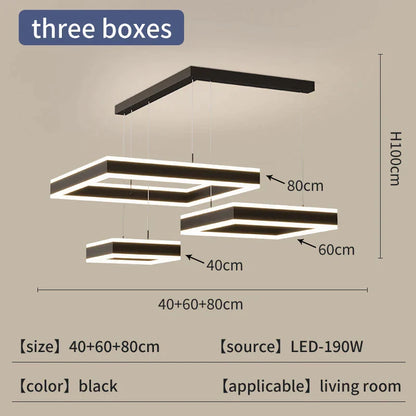 DecorBites™ Large Chandelier: Nordic Loft Staircase Pendant Light