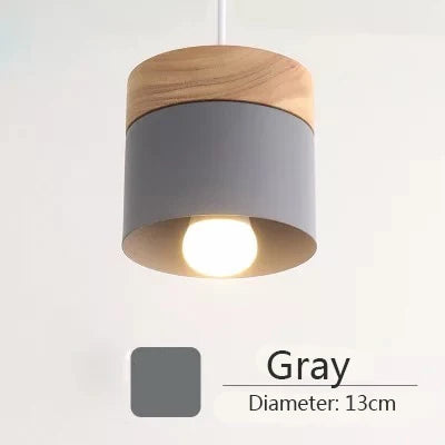 Decorbites™ Bunte Holz-Eisen-Hängeleuchten für modernes nordisches Wohnzimmer-Dekor