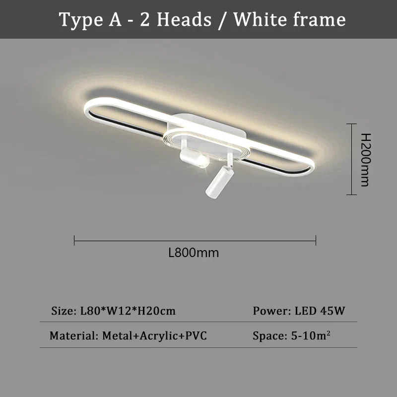 DecorBites™ LED Chandelier: Modern Ceiling Lighting for Living Dining Bedroom Kitchen Aisle