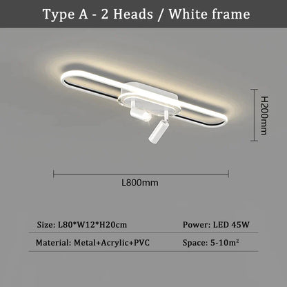 DecorBites™ LED Chandelier: Modern Ceiling Lighting for Living Dining Bedroom Kitchen Aisle