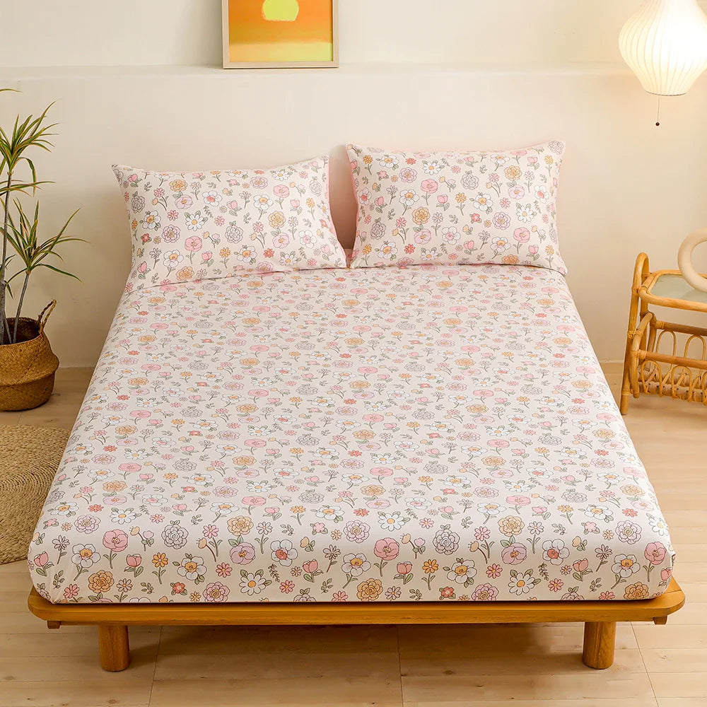 Gold Feather Bedding Set