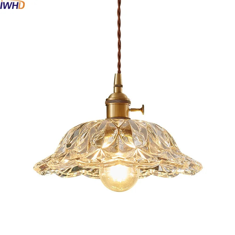 Glass LED Hanging Light