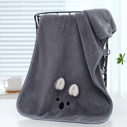DecorBites™ Cartoon Soft Hand/Face Towel | Coral Fleece Quick-drying Towel