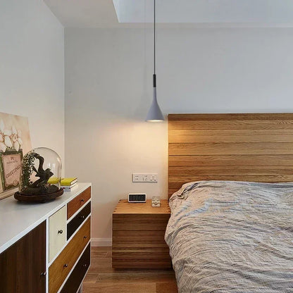 Nordic Black Metal Pendant Light With E27 Socket