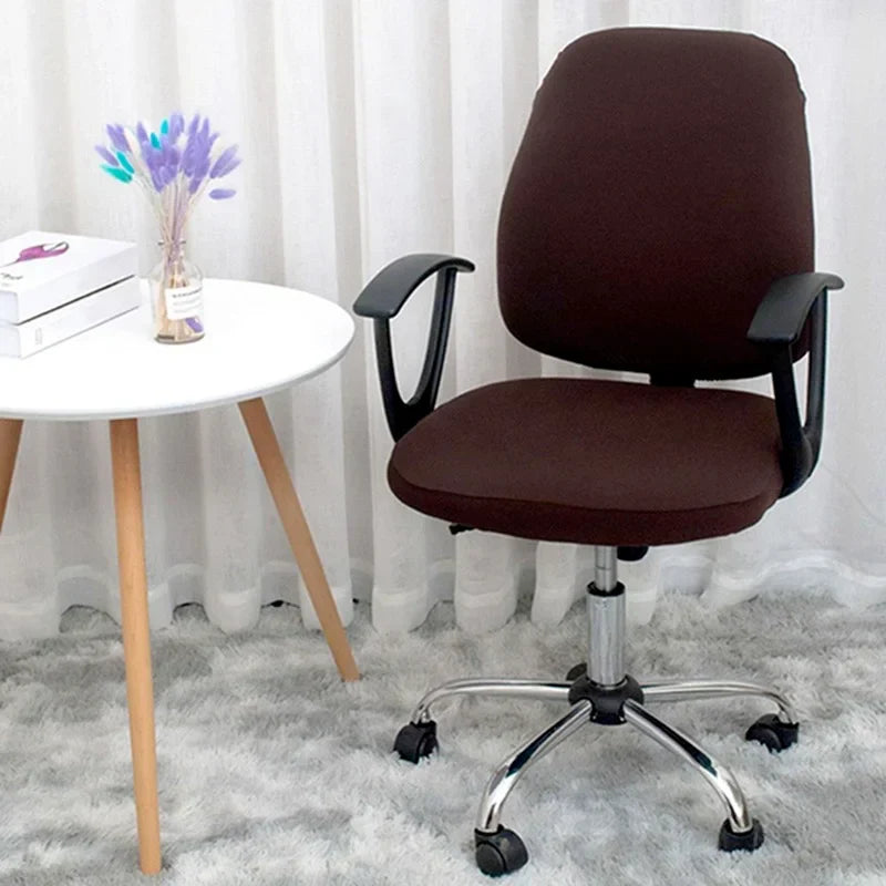 Decobites Printed Spandex Chair Cover: Universal Office Chair Protector for Comfort and Style