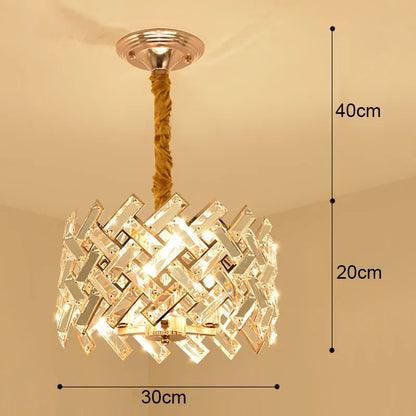 DecorBites™ Crystal LED Ceiling Chandelier for Home Decor
