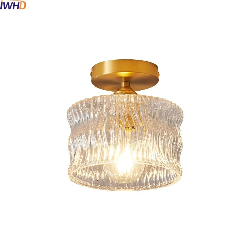 DecorBites™ LED Glass Ceiling Lamp for Interior Decor