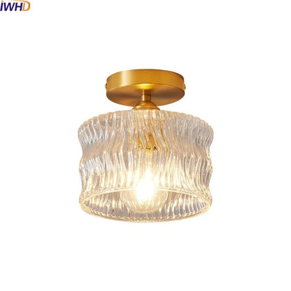 DecorBites™ LED Glass Ceiling Lamp for Interior Decor