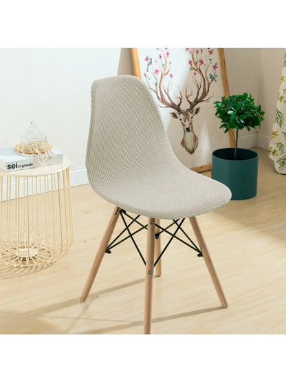 Decobites Waterproof Eames Chair Cover - Stretch Solid Color Seat Case, Removable Office Protector