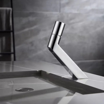 DecorBites™ Basin Faucet Brushed Gold Cold & Hot One Hole Sink Tap Bathroom Creative Design