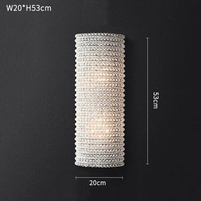 DecorBites™ Crystal Loft Chandelier: Modern Luxury Circle Pendant Lamp for Living Room Lighting