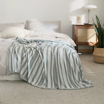DecorBites™ Bamboo Knitted Cooling Blanket
