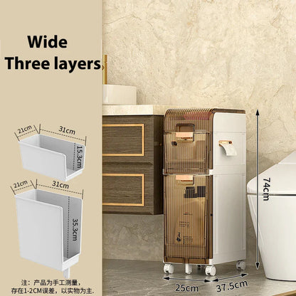 Organizador de cajones multicapa DecorBites™ para espacios reducidos, ideal para baño, cocina y coche.