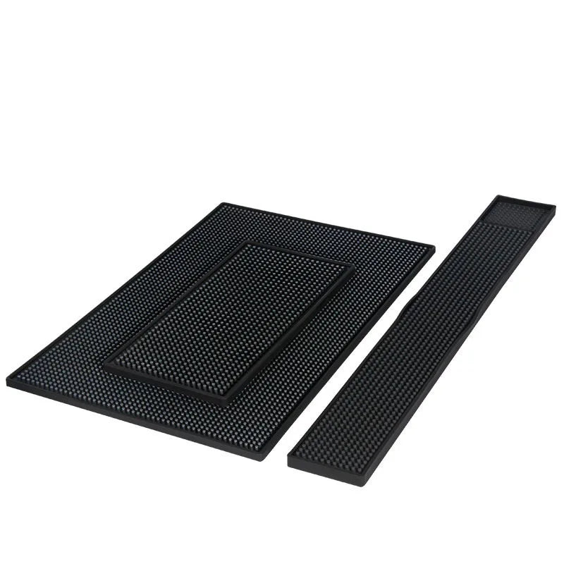 DecorBites™ Coffee Bar Cup Mat: PVC Rubber, Anti-slip, Heat Resistant, Durable Drain Mats