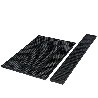 DecorBites™ Coffee Bar Cup Mat: PVC Rubber, Anti-slip, Heat Resistant, Durable Drain Mats