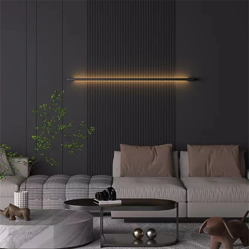 Lámpara de pared LED lineal DecorBites™ - Iluminación decorativa moderna de estilo nórdico para el hogar