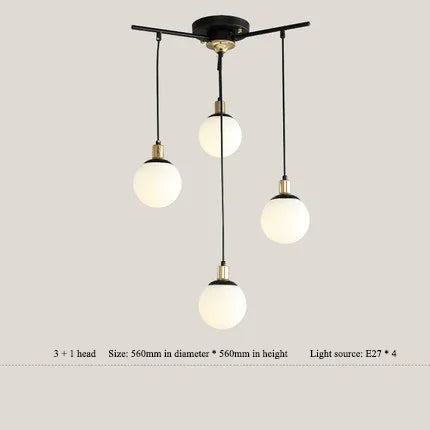 ثريا DecorBites™ المصنوعة من جزيئات كرات الزجاج الفني لغرفة المعيشة، وغرفة الأطفال، وغرفة الدراسة، وديكور المنزل