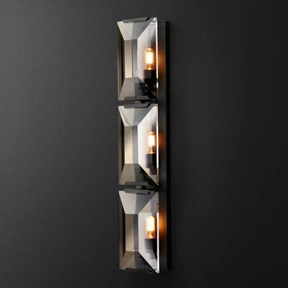 DecorBites™ Crystal LED Wall Sconces - Retro Style Bedroom Living Room Wall Lamp