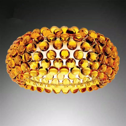 DecorBites™ Clear Gold Acrylic Pendant Lights: Modern Living Room Foscarini Caboche Style