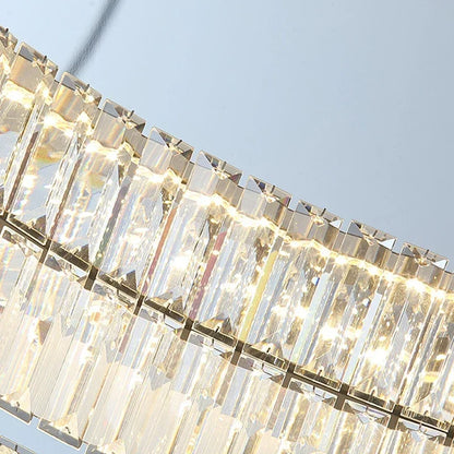 DecorBites™ Gold Crystal Ceiling Light Ring LED - Modern Luxury Indoor Home Lighting