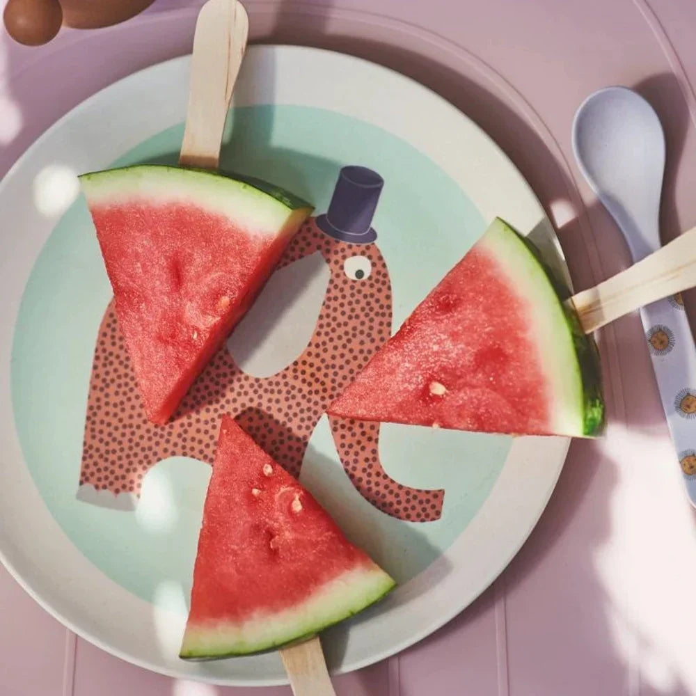 طبق سلطة من ألياف الخيزران بطبعة حيوانية من ديكوربايتس™ - أدوات مائدة للمطبخ