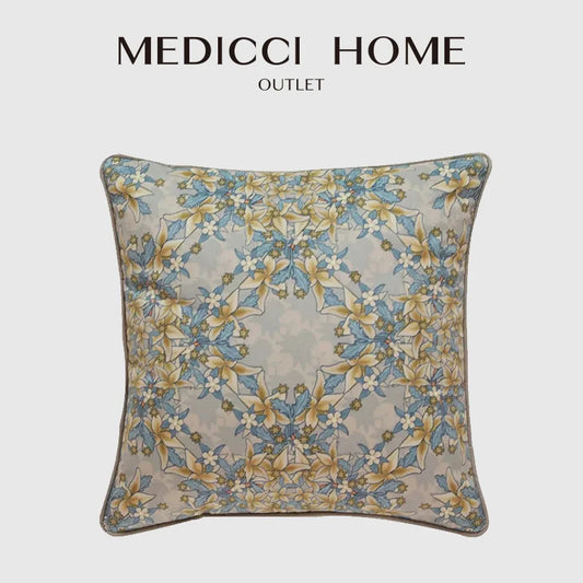 DecorBites™ Camellia Floral Velvet Cushion Cover for Sofa Couch Bed - Luxe European Style