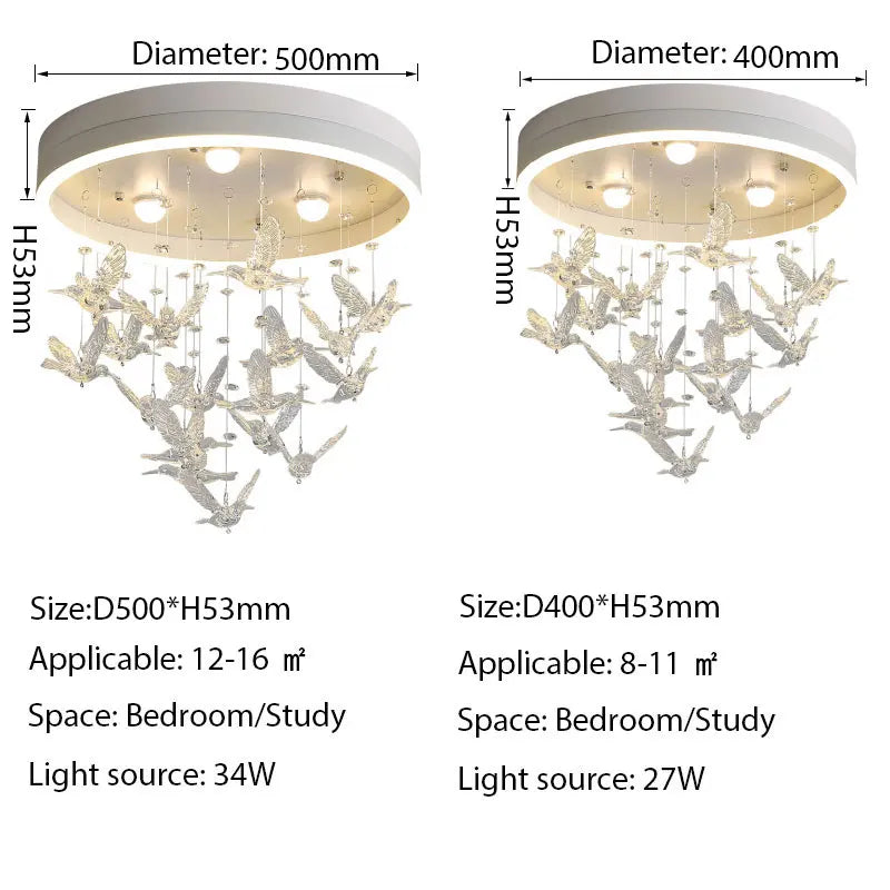 DecorBites™ Dancing Girl LED Chandelier: Modern Kids Room Light, Cartoon Ceiling Lamp