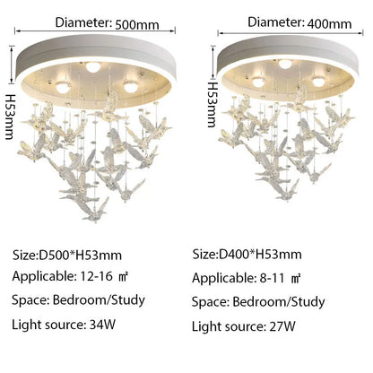 DecorBites™ Dancing Girl LED Chandelier: Modern Kids Room Light, Cartoon Ceiling Lamp