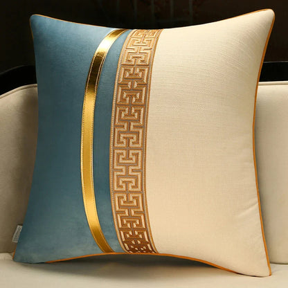 DecorBites™ Chinese Style Decorative Pillow Cover for Home, Living Room, Sofa, Bedside