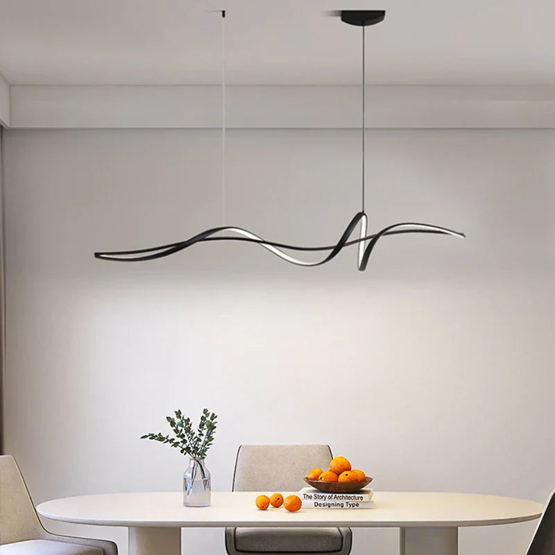 Modern Minimalist Aluminum LED Pendant Light
