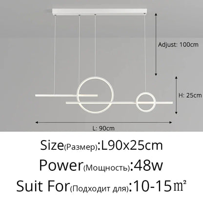 DecorBites™ LED Pendant Light for Home Decor - Indoor Island Dining Bar Kitchen Lamp