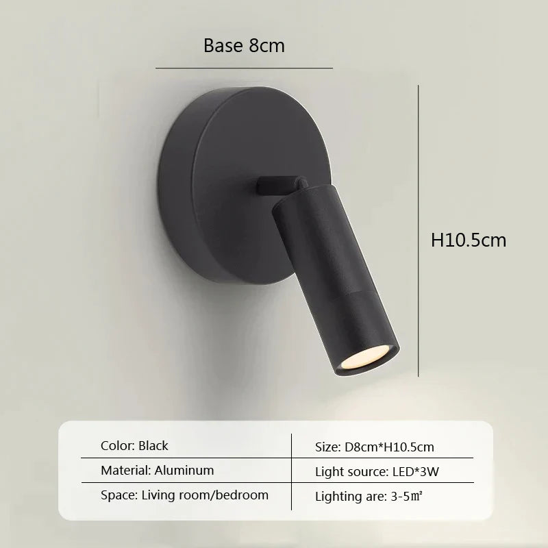 DecorBites™ LED Wall Lamp Adjustable Rotation 5W Spotlight