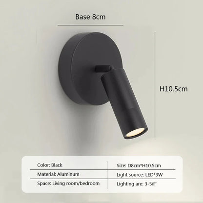 DecorBites™ LED Wall Lamp Adjustable Rotation 5W Spotlight