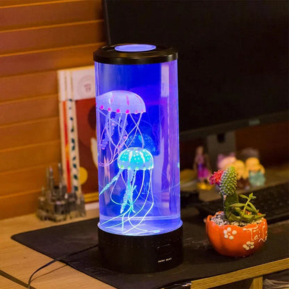 DecorBites™ LED Jellyfish Lamp Color Changing Night Light Aquarium Mood Lights
