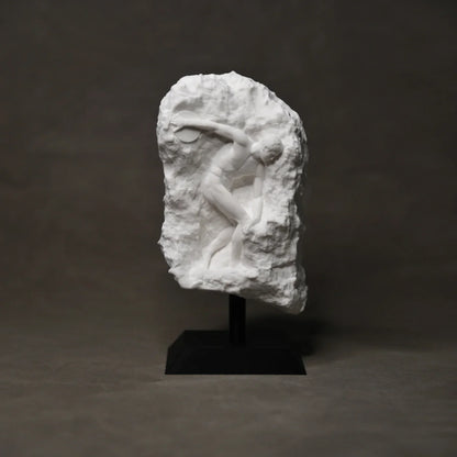DecorBites™ Discus Throwing Nude Sculpture Home Decor Figurine