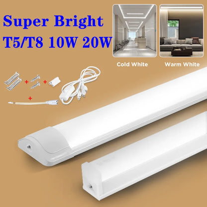 DecorBites™ LED Tube Light Fixture for Home Kitchen Bedroom Cabinet Indoor Lighting