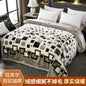 Decobites Winter Raschel Double Layered Flannel Blanket: Thick & Warm Bedding