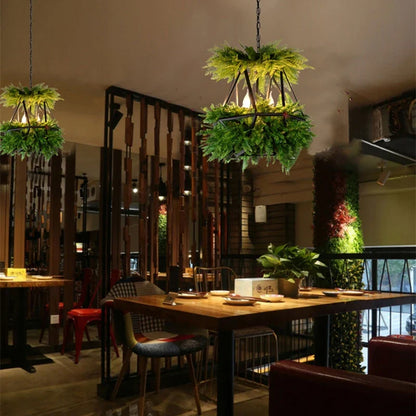 DecorBites™ LED Hanging Plants Chandelier for Living Room - Eye Protection Green Light