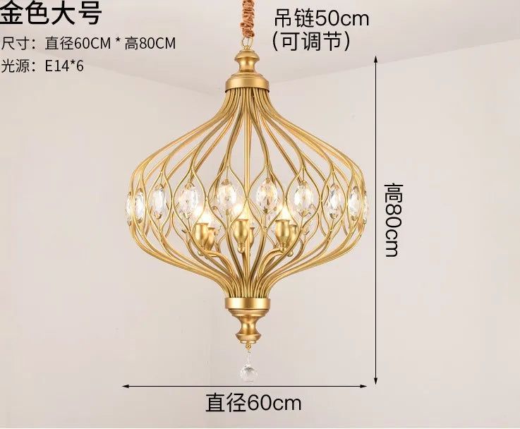 DecorBites™ Art Design Crystal LED Pendant Lights Modern Kitchen Bedroom Decor