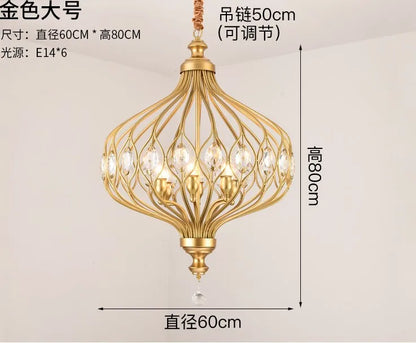 DecorBites™ Art Design Crystal LED Pendant Lights Modern Kitchen Bedroom Decor