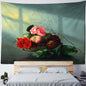 Decobites Flower & Fruit Oil Painting Tapestry Wall Hanging for Bedroom & Living Room