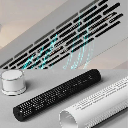 Ventilador de techo sin aspas DecorBites™ con control remoto y luz LED para decoración del hogar