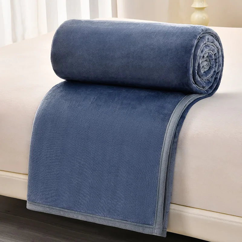 Manta de franela acogedora DecorBites™: Funda de sofá multifuncional para adultos