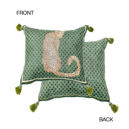 DecorBites™ Leopard Decorative Cushion Cover: Luxury Indoor Outdoor Accent Pillow Case