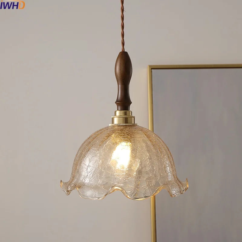 DecorBites™ LED Glass Pendant Light Chandelier for Modern Living Dining Room